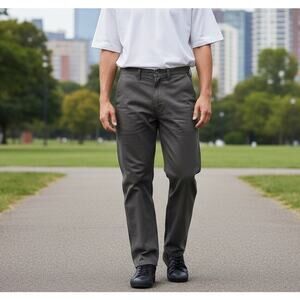 Carhartt Carpenter Work Pants Mens 42 x32 Olive Green Utility Relaxed Fit Cargo